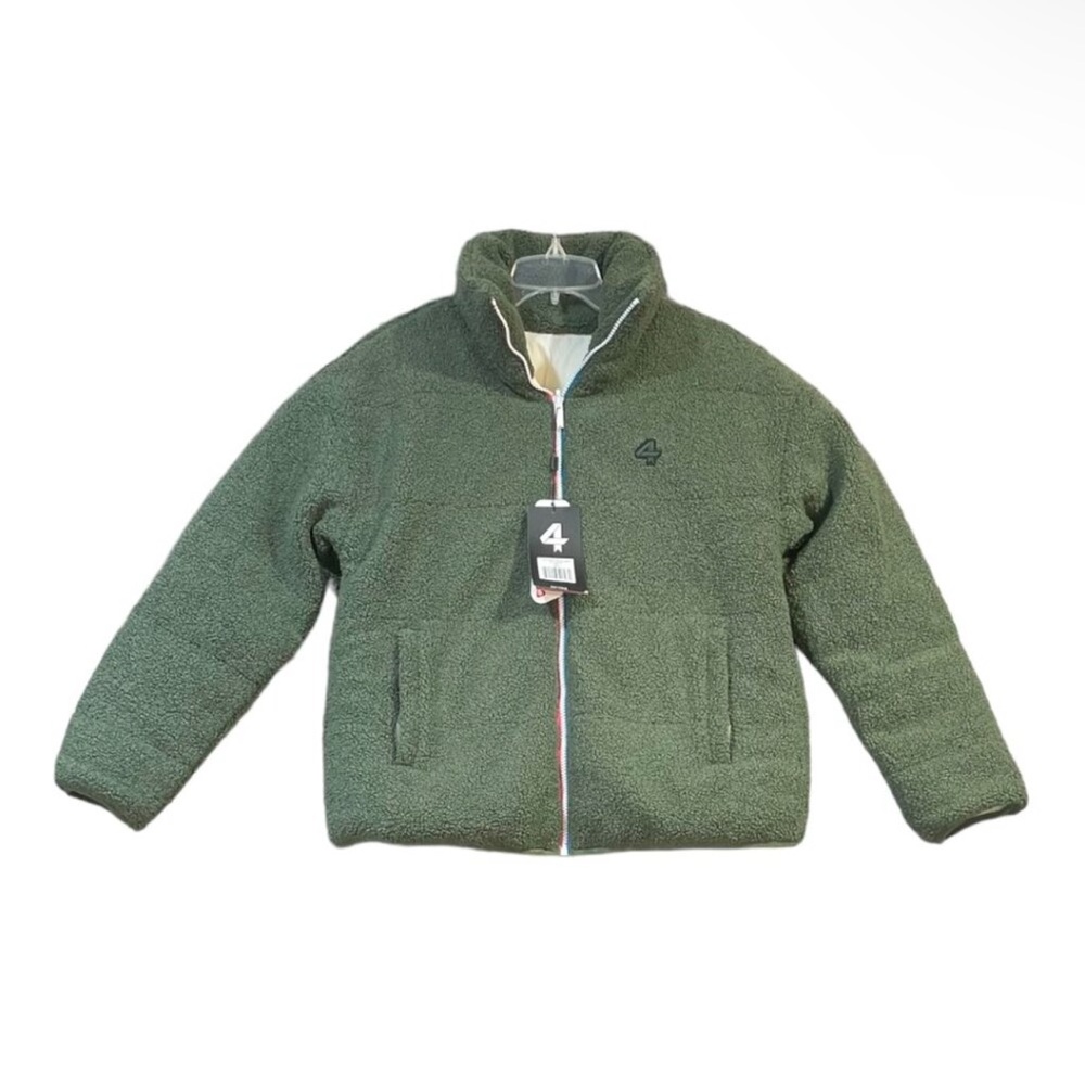 NWT FourLaps Polar Quilted Reversable Sherpa Jacket
Unisex Size S